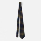 Luxus-Navy-und-Gold-Karottee Krawatte (Rückseite)