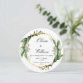 Luxus Neue Karte Einladung Hochzeit (Stehend Vorderseite)