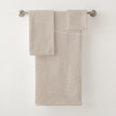 Luxus-Neutral-Beige-Abstract Badhandtuch Set (Insitu)