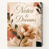 Luxus Notizen & Träume Journal Notizblock (Rückseite)