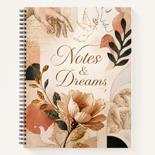 Luxus Notizen & Träume Journal Notizblock (Vorderseite)