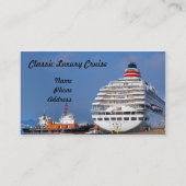 Luxus Ocean Cruise Liner Visitenkarte (Vorderseite)