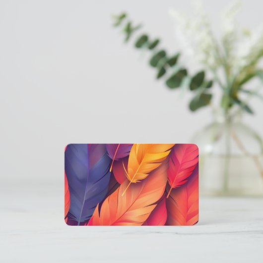 Luxus Oceania Matte Business Card Design Visitenkarte (Stehend Vorderseite)