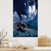 Luxus- oder Rettungsboote Poster (Küche)