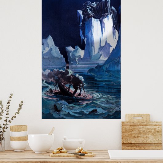 Luxus- oder Rettungsboote Poster (Küche)