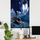 Luxus- oder Rettungsboote Poster (Heimbüro)