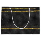 Luxus ohne einfarbigen Hintergrund Große Geschenktüte (Rückseite)