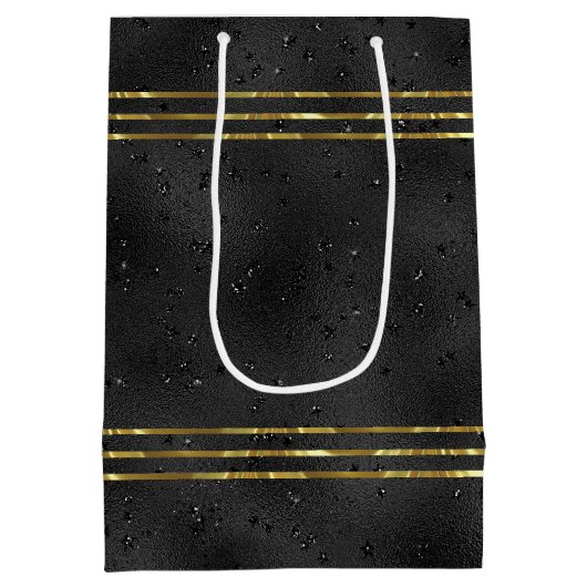 Luxus ohne einfarbigen Hintergrund Mittlere Geschenktüte (Rückseite)