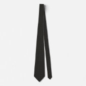 Luxus-Onyx- und Gold-Geometric-Mikromuster Krawatte (Vorderseite)