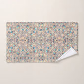 Luxus-Opal-Leoparden-Druckmuster Badhandtuch Set (Handtuch)