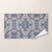 Luxus-Opal-Leoparden-Druckmuster Badhandtuch Set (Handtuch)