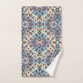 Luxus-Opal-Leoparden-Druckmuster Badhandtuch Set (Handtuch)