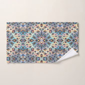 Luxus-Opal-Leoparden-Druckmuster Badhandtuch Set (Handtuch)