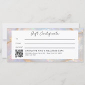 Luxus-Opal-Logo-QR-Code-Geschenkgutschein (Rückseite)