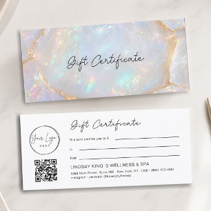 Luxus-Opal-Logo-QR-Code-Geschenkgutschein