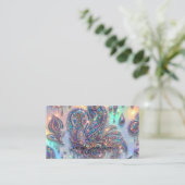 Luxus-Opal-Paisley-Diamant Visitenkarte (Stehend Vorderseite)