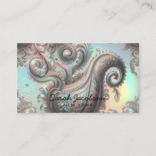 Luxus-Opal-Paisley Visitenkarte