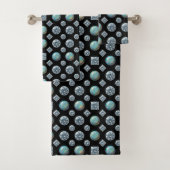 Luxus-Opal-und-Diamant-Handtuch-Set Badhandtuch Set (Insitu)