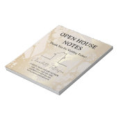 Luxus-Open-House-Notizblock Notizblock (Rotiert)