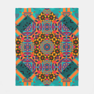 Luxus oramen arabesque nahtloses Muster Fleecedecke