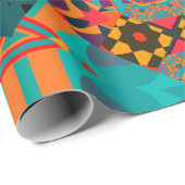 Luxus oramen arabesque nahtloses Muster Geschenkpapier (Rolleneckpunkt)