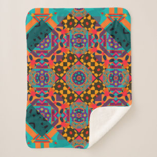 Luxus oramen arabesque nahtloses Muster Sherpadecke
