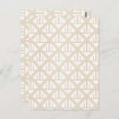 Luxus-Ornamente 20 Postkarte (Vorne/Hinten)