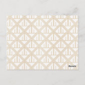 Luxus-Ornamente 20 Postkarte (Rückseite)