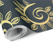 Luxus-Ornamente 39 Geschenkpapier (Rolleneckpunkt)