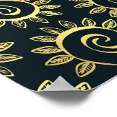 Luxus-Ornamente 39 Poster (Ecke)