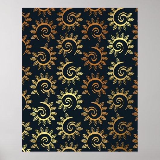 Luxus-Ornamente 39 Poster (Vorne)