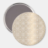 Luxus Ornamente 7 Magnet (Vorderseite/Rückseite)