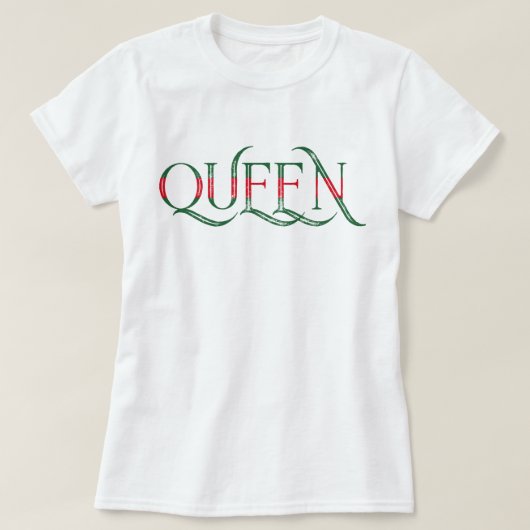 Luxus-Outfit für Königin einzigartiges Geschenkdes T-Shirt (Design vorne)
