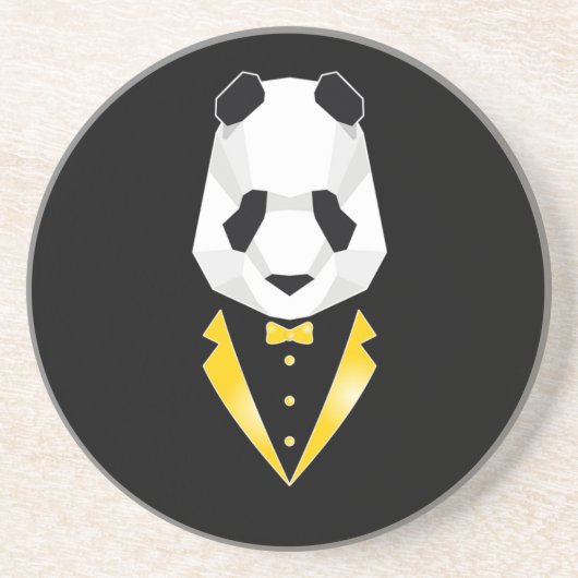 Luxus-Panda Getränkeuntersetzer (Vorne)
