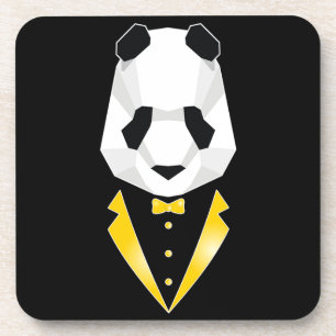Luxus-Panda Getränkeuntersetzer