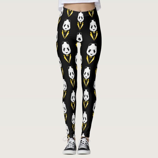 Luxus-Panda Leggings (Vorderseite)