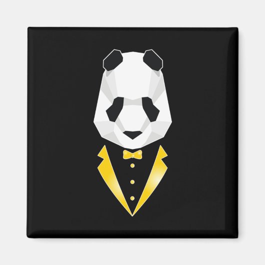 Luxus-Panda Magnet (Vorne)