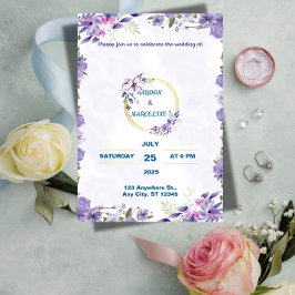 Luxus-Papeterie für eine luxuriöse Hochzeit Einladung