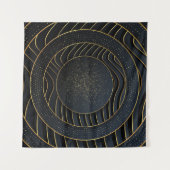 Luxus Papier schneiden goldene Hintergründe. Wandteppich (Vorderseite (Horizontal))