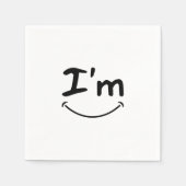 Luxus-Papierserviette Serviette (Vorderseite)