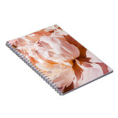 Luxus Peony Blume Blumenhintergrund Notizblock (Rechte Seite)