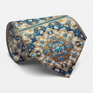 Luxus-Perser-Designer-Stil   Faux-Seiden-Halstuch Krawatte