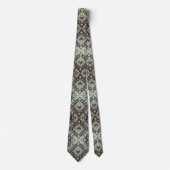 Luxus-Perser-Designer-Teppich | Faux-Seide-Halstuc Krawatte (Vorderseite)