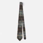 Luxus-Perser-Designer-Teppich | Faux-Seide-Halstuc Krawatte (Vorderseite)