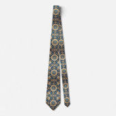 Luxus-Perser-Designer-Teppich | Faux-Seide-Halstuc Krawatte (Vorderseite)