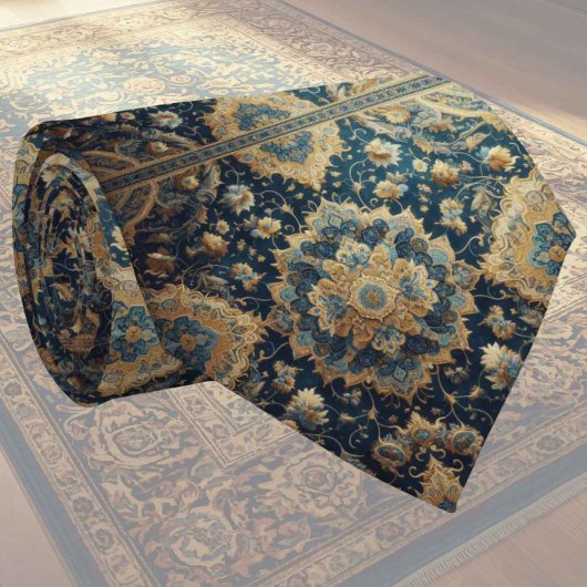 Luxus-Perser-Designer-Teppich | Faux-Seide-Halstuc Krawatte
