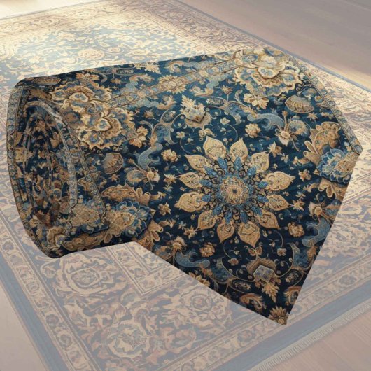 Luxus-Perser-Designer-Teppich | Faux-Seide-Halstuc Krawatte
