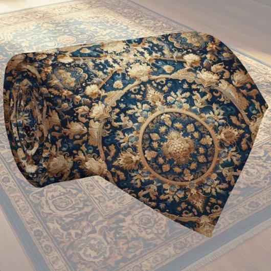 Luxus-Perser-Designer-Teppich | Faux-Seide-Halstuc Krawatte