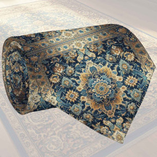 Luxus-Perser-Designer-Teppich   Faux-Seide-Halstuc Krawatte