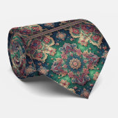 Luxus-Perser-Designer-Teppich | Faux-Seide-Halstuc Krawatte (Gerollt)